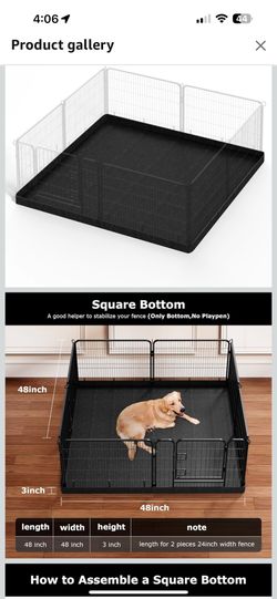 Dog Playpen Bottom Pad