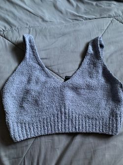 Blue Crop Top