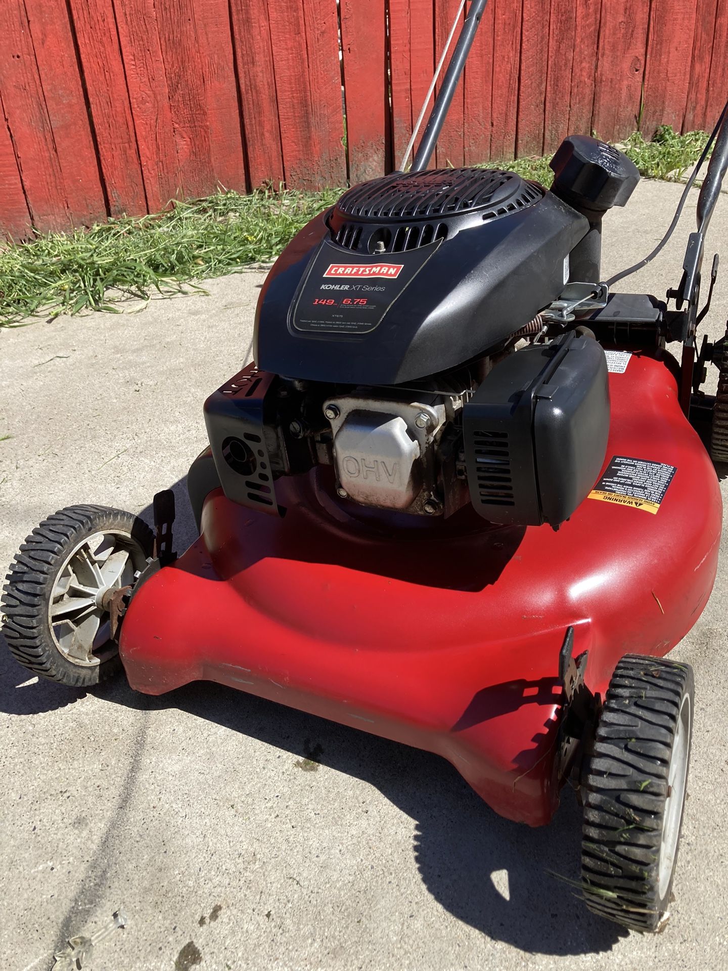 Craftsman kohler xt online series lawn mower