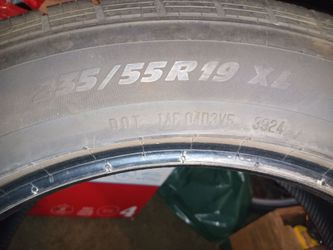 235/55R19 xl two tires. used only for 2 weeks