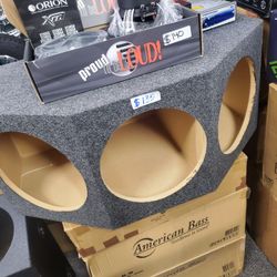 TRIPLE 12INCH SUBWOOFER BOX $135 NEW 