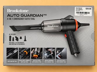 Brookstone Auto Guardian Pro 4-in-1 Emergency Auto Tool