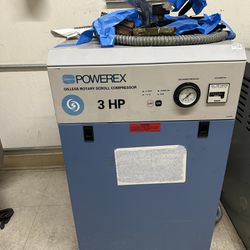 Powerex 3HP Oilless Rotary Scroll Compressor 