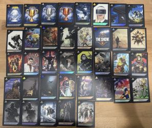 Rare Playstation Experience Cards 2016 And 2017 Set