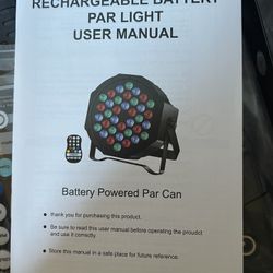 U`King 36W Wireless RGB Stage Lights LED Par Lights 4 Pack