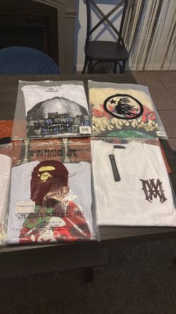 Bape , amiri designer shirts