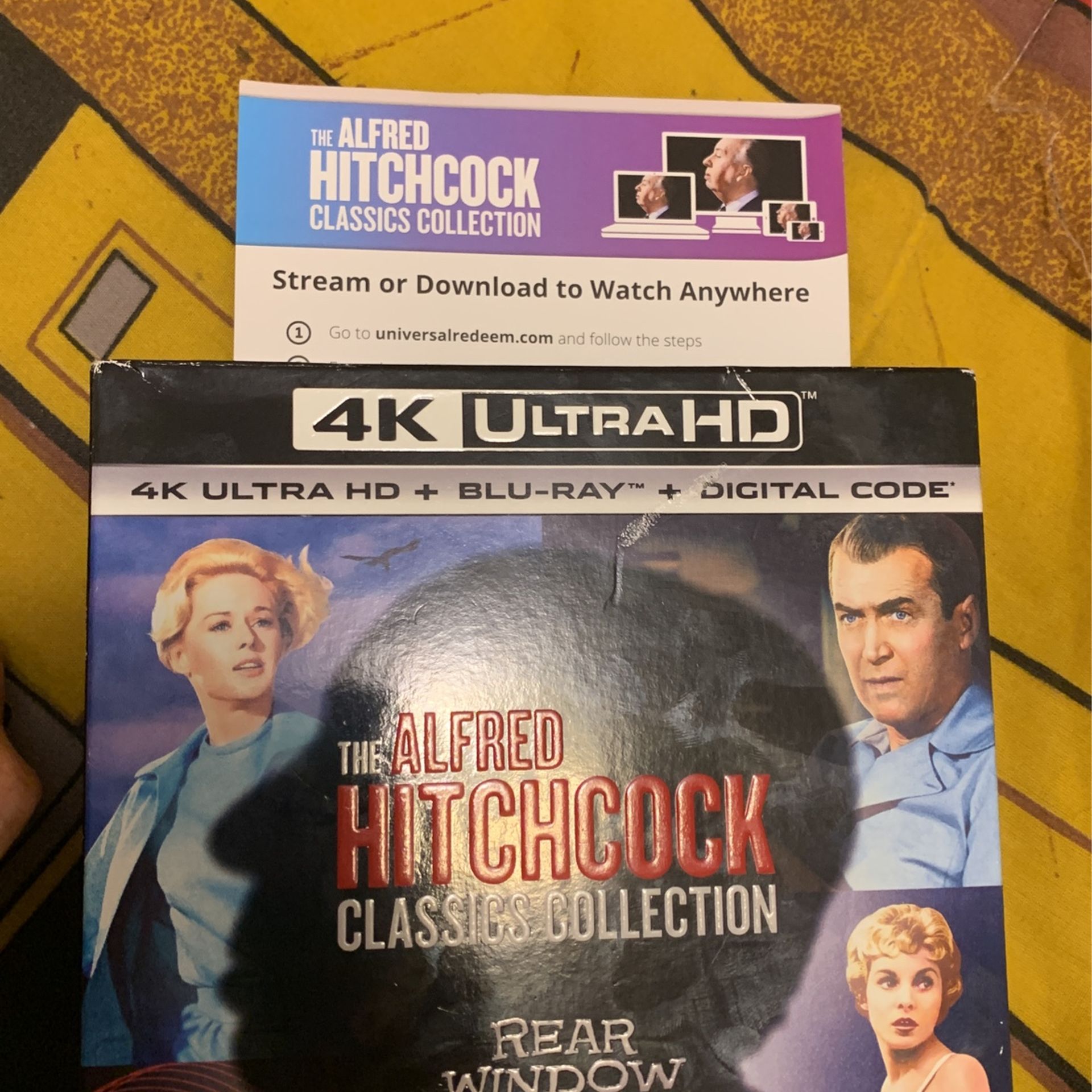 Alfred Hitchcock Classics Collection Digital Copy/code Only For Movies Anywhere