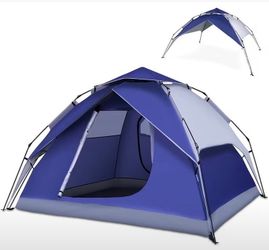 Brand New 4-Person Instant Pop-Up Camping Tent - Sets Up in Seconds! Price firm