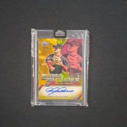 Dylan Crews Rookie Auto /50 Topps Chrome