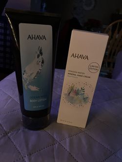 Ahava Body Cream And Hand Lotion 