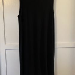 Black Mock Turtleneck Tunic Tanktop