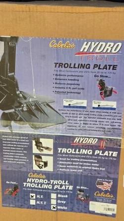 Cabela’s Hydro Troll trolling plate-new in box