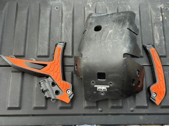 Acerbis Frame Guards, New Model (and Skid Plate)