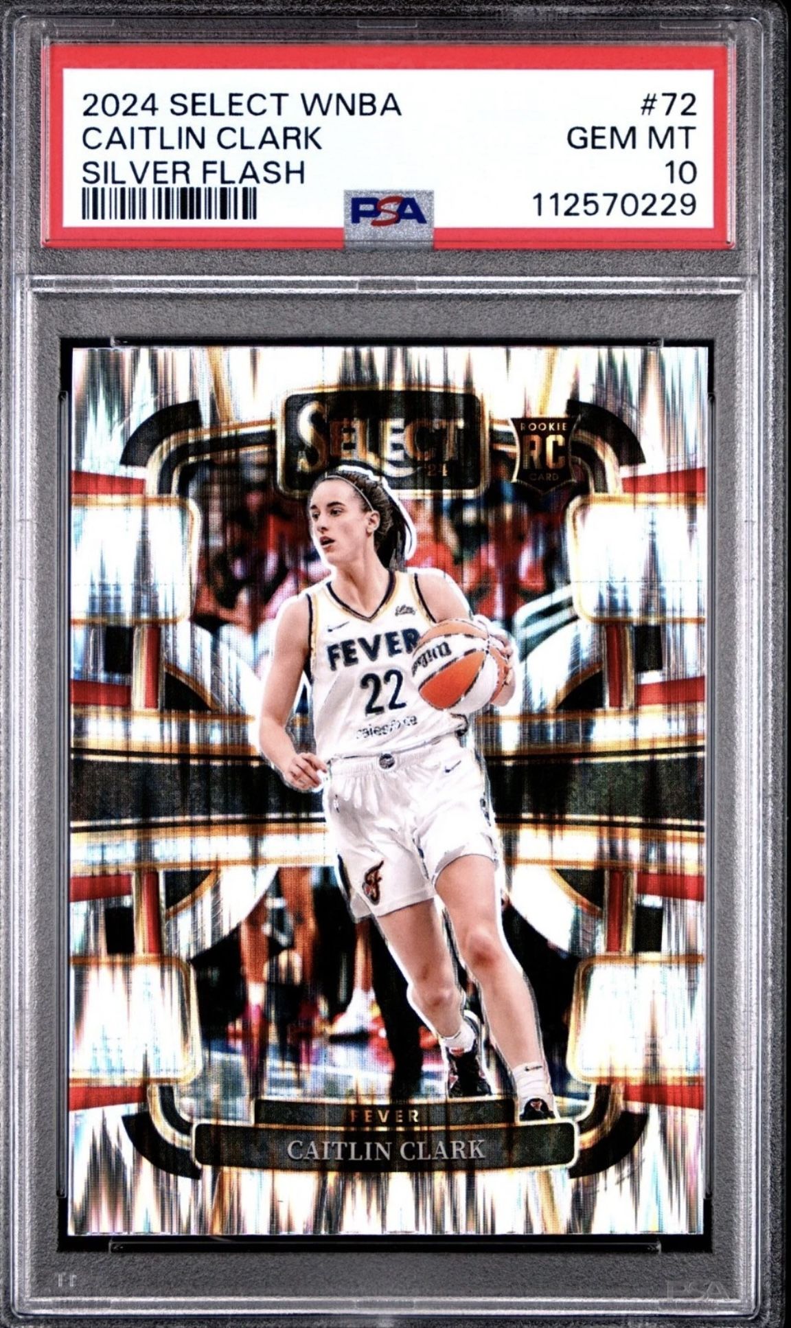 Caitlin Clark Silver Flash Psa 10