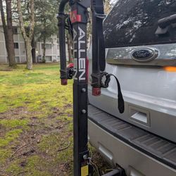 2 Bike Carrier: Allen locking 2-bike carrier, 1-1/4" Class II