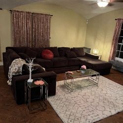 Extra Large Brown Sectional
