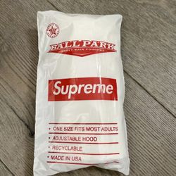 Supreme Ballpark Adult Rain Poncho Box Logo SS20 - New and Sealed