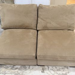 Crate & Barrel Axis Armless Chairs