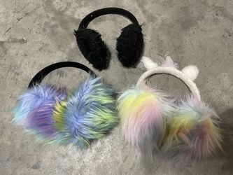 3 pairs of kids earmuffs