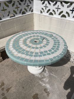 Cement Table