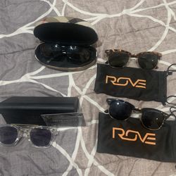 Prive Revaux Burberry And 2 Rove Sunglasses
