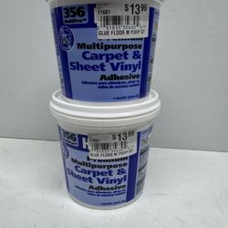 Henry Carpet And Sheet Vinyl Adhesive Quarts. $8 Takes Both QTs.