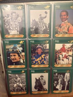 Jockey Trading Cards Vintage Album