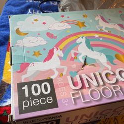 Floor puzzle 100 piece unicorns