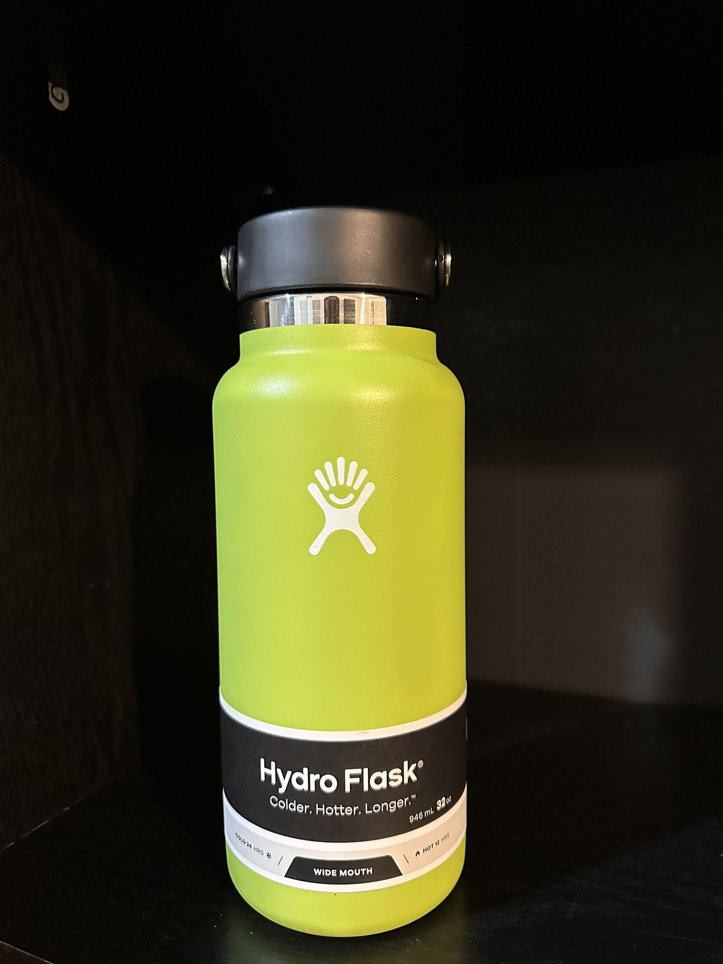 Lime Green Hydro Flask 32oz