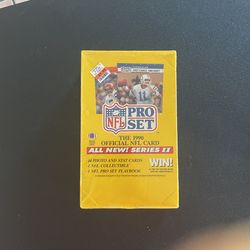 1990 Pro Set Football Box Series 2. Factory Sealed