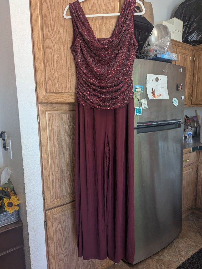 R&M Richards jumpsuit women's size 16