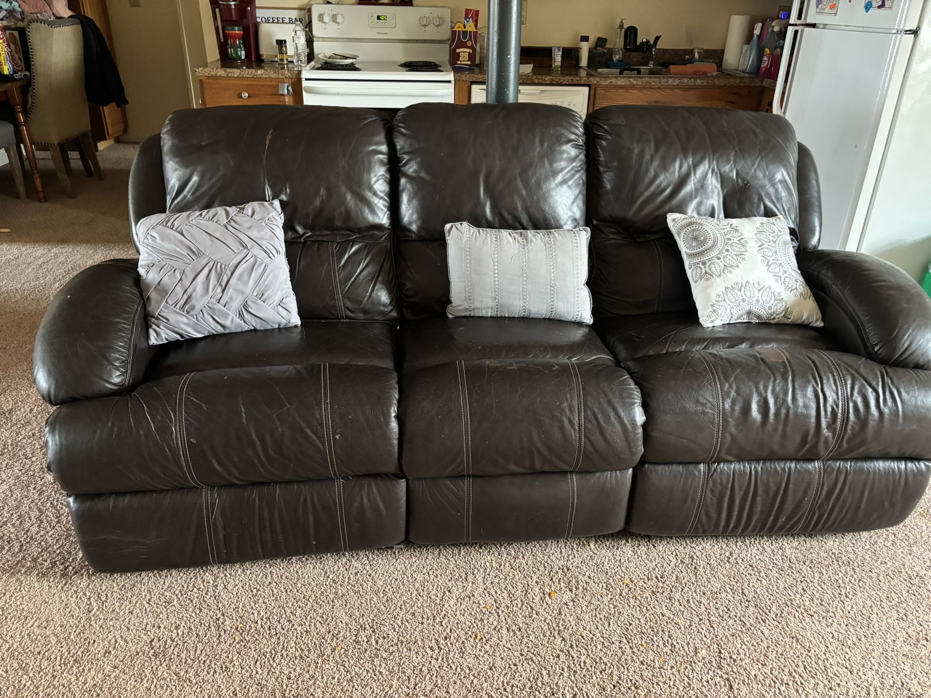 Leather Couch