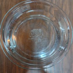 Vintage Anchor Ovenware 9" Clear Pie Plate # 1060
