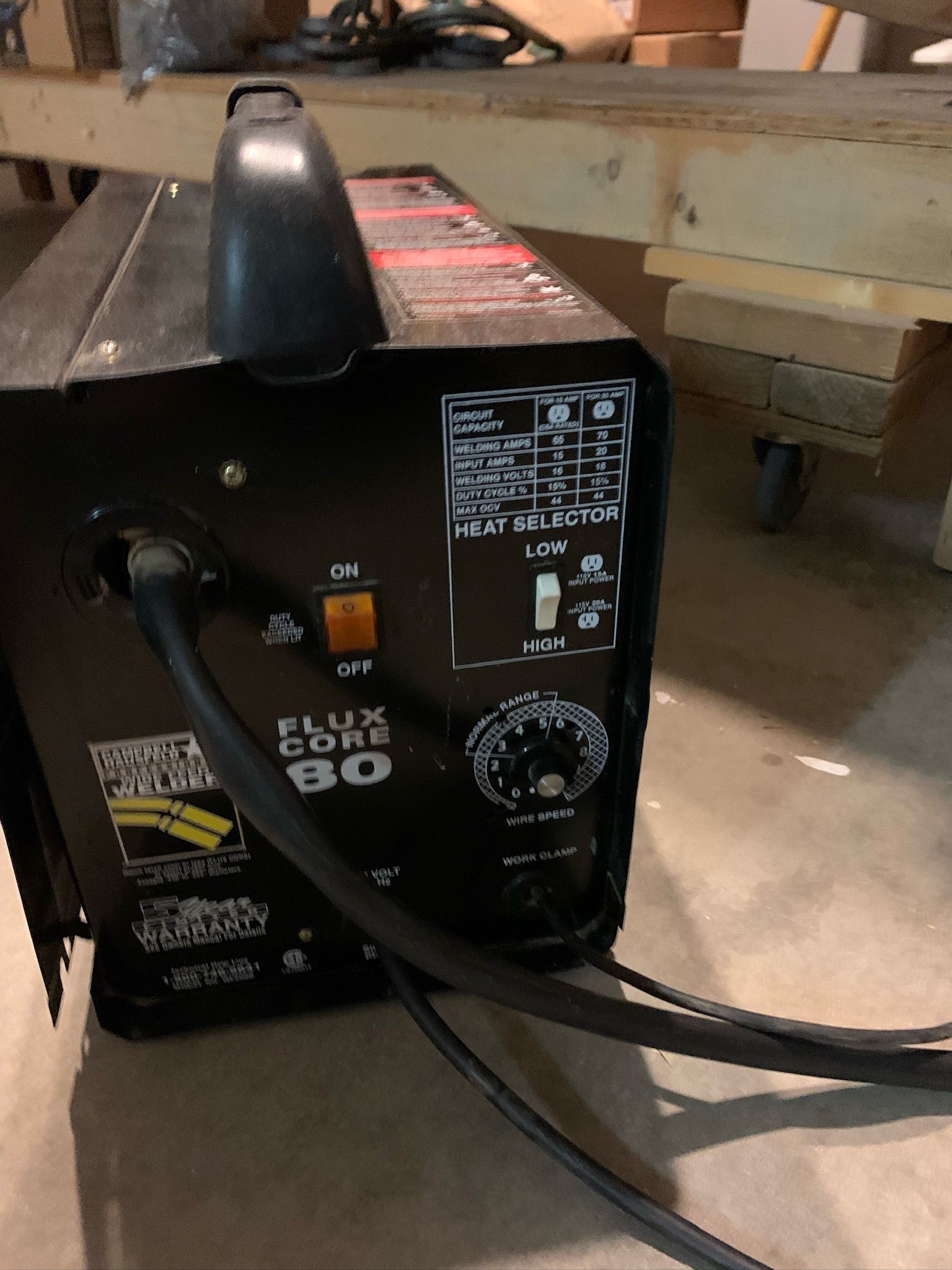 Campbell Hausfeld Wire Feed Arc Welder