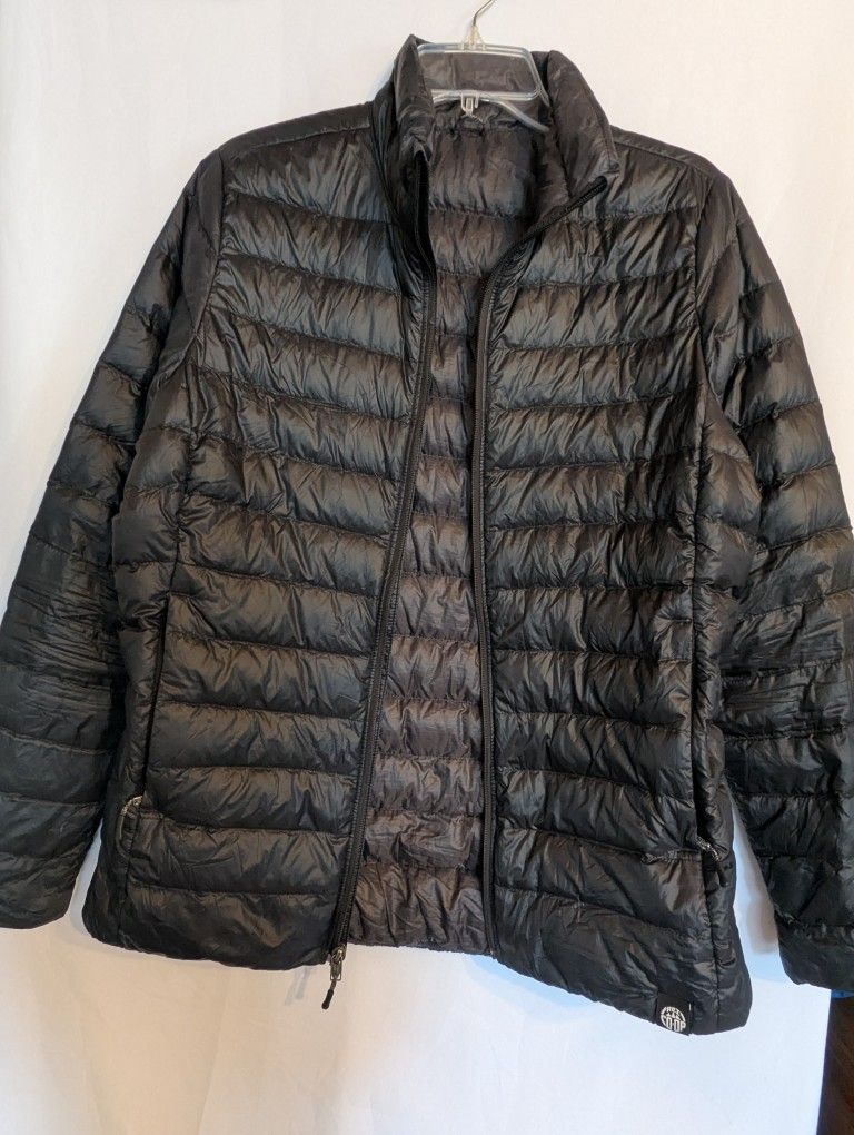 Men's M-L REI Ultralight Goose Down Jacket Pertex Quantum Camping Hiking Packable Nano Puff Patagonia Marmot Big Agnes
