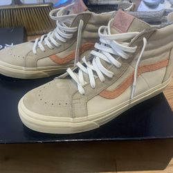 Vans Tan And Orange 9.5