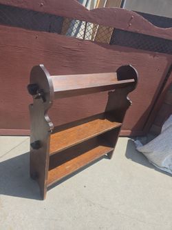 Vintage Shelf Bookcase Cabinet