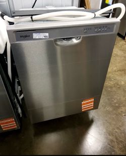 Whirlpool Stainless Steel Built-In Dishwasher