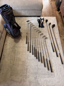 Complete Golf Set – Callaway X-14, Vokey SM6, Odyssey, Cleveland + Titleist Bag
