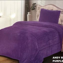 Cobija Morada Twin De Borrego 