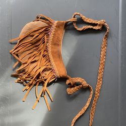 Leather Fringe Purse