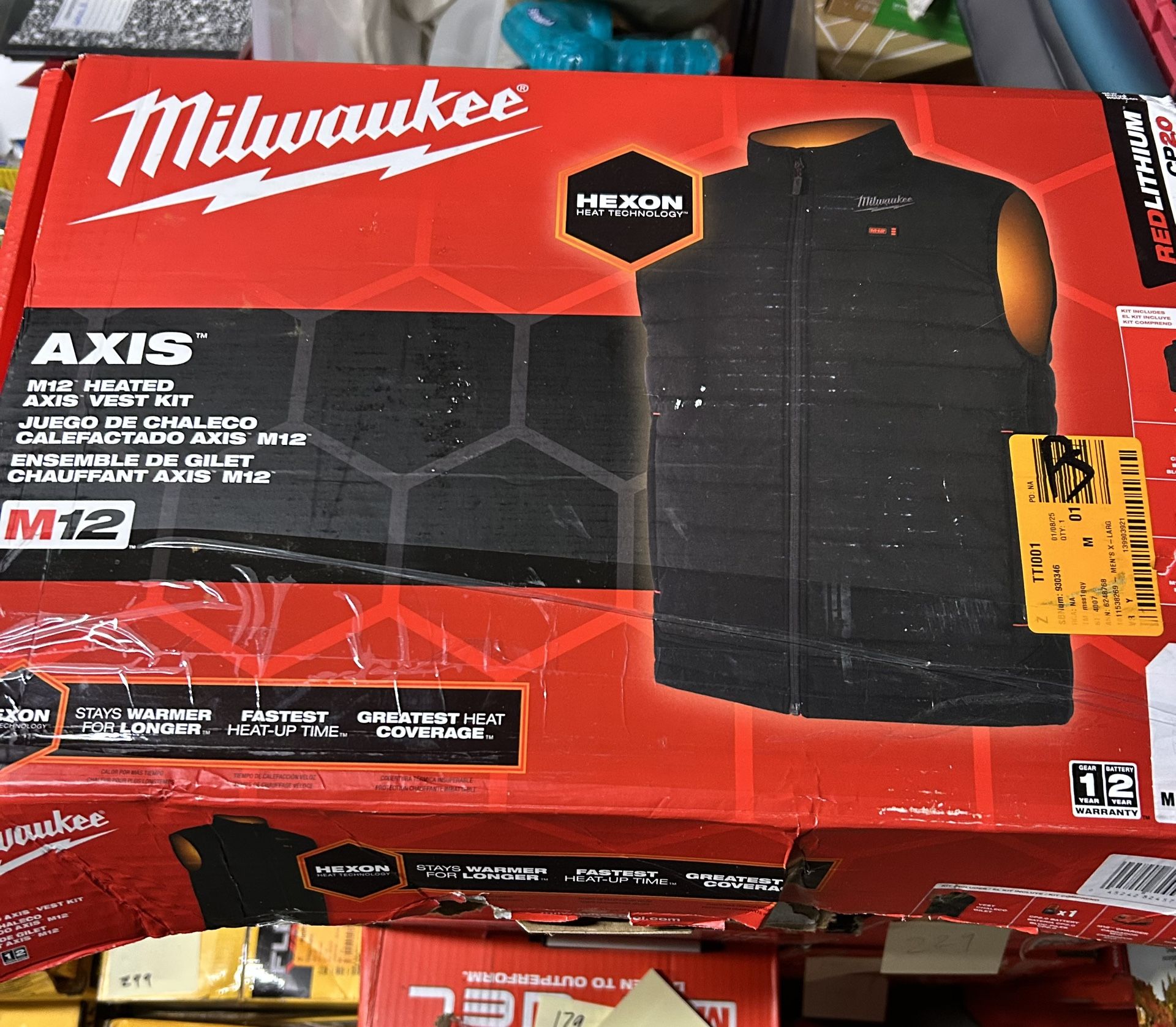 XL Milwaukee M12 Vest