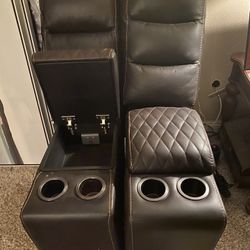  Leather Consoles for Recliner Sofas (2)