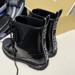 Michael Kors Women’s Black Combat Boots 