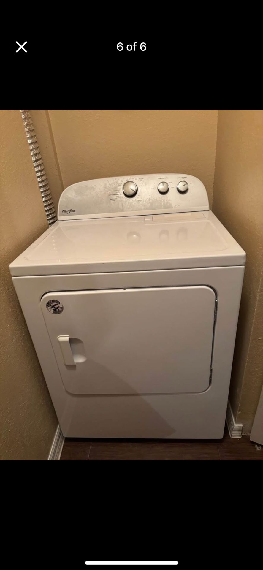 Whirl Pool dryer - Pickup by Saturday at the latest