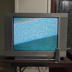 Vintage 2003 Sony KV-24FS100 CRT TV with Remote Tested Working