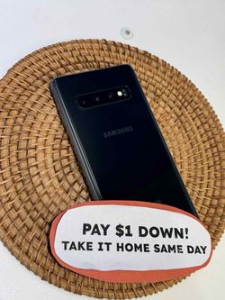 Samsung Galaxy S10 - Pay $5 DOWN AVAILABLE - NO CREDIT NEEDED