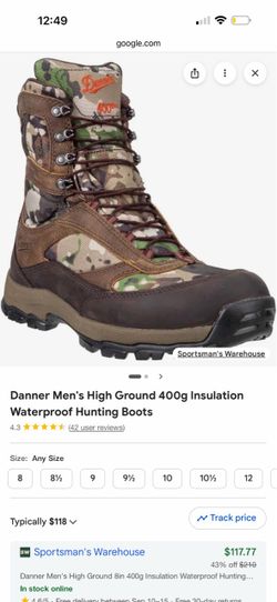 Danner size 15 Hunting Boots