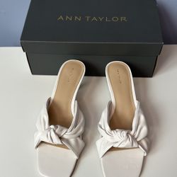 White Leather Sandals (SAVE $100!!)