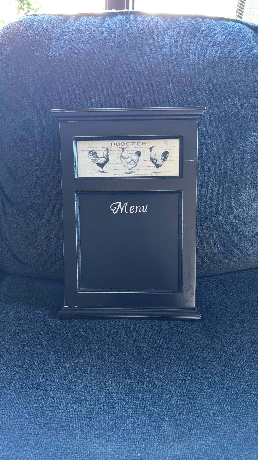 Rooster Menu Chalk Board